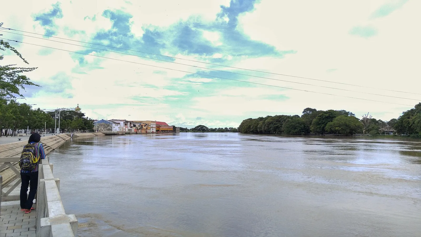 El río Sinú a su paso por Lorica, Córdoba